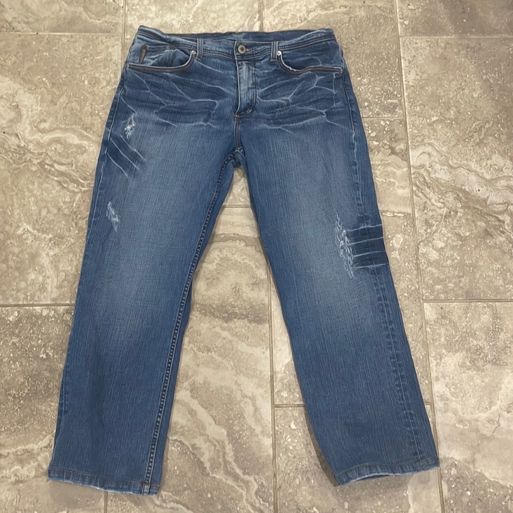 Armani Exchange Men's Light Destroy‎ Jeans Size 36 Made in USA